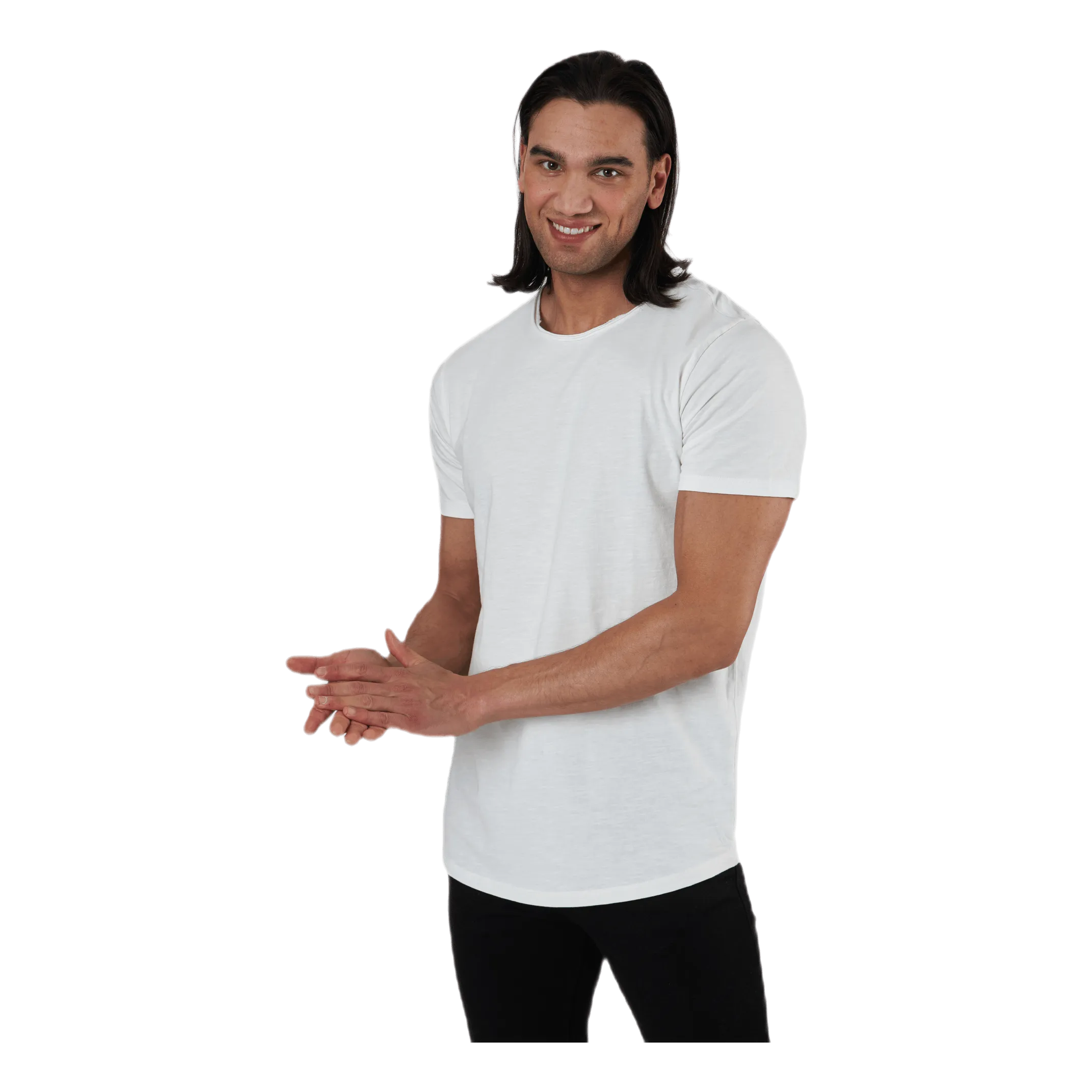JACK & JONES EASHER TEE ONECK SS WHITE