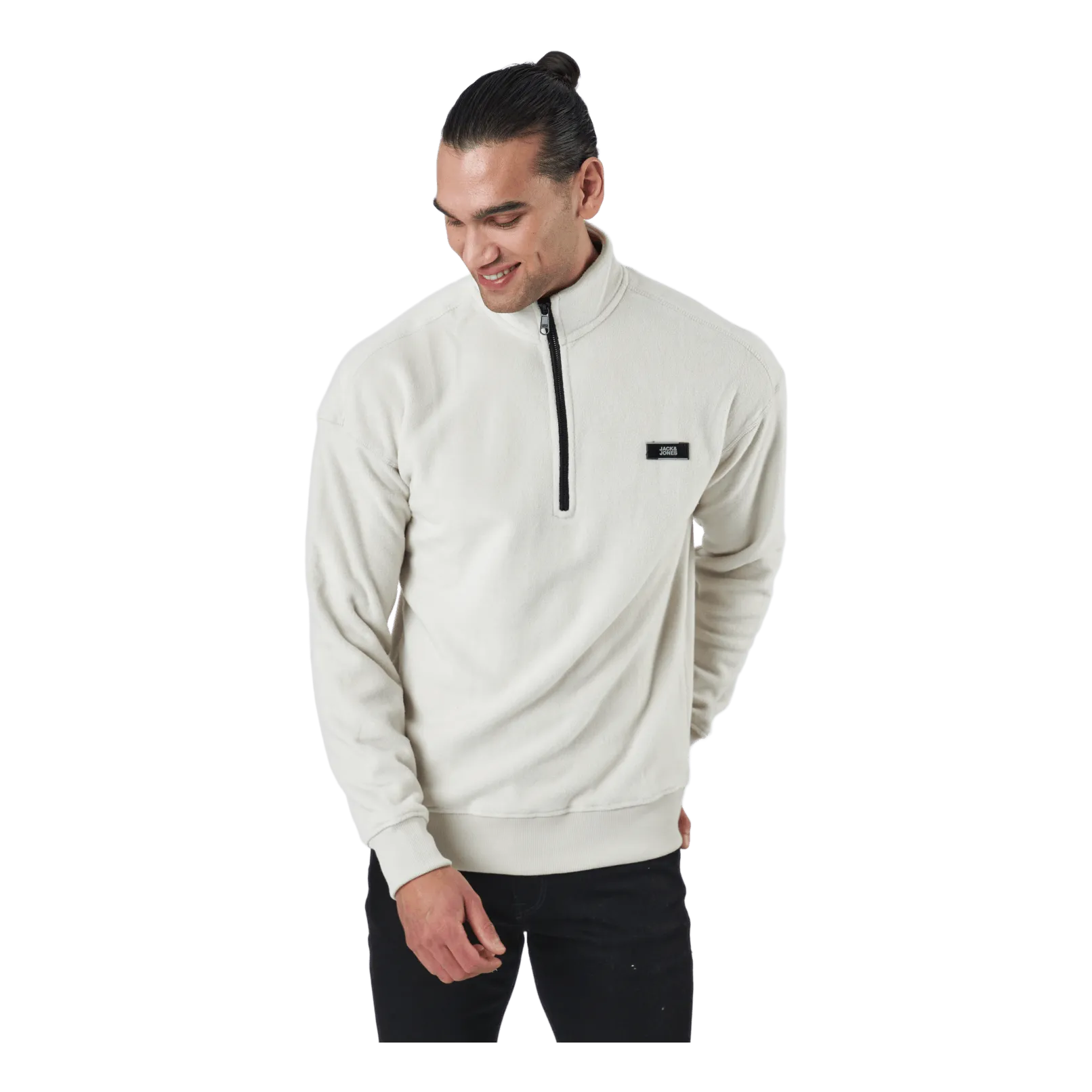 Jack & Jones Jcoclassic Half Zip Sweat Moonbeam