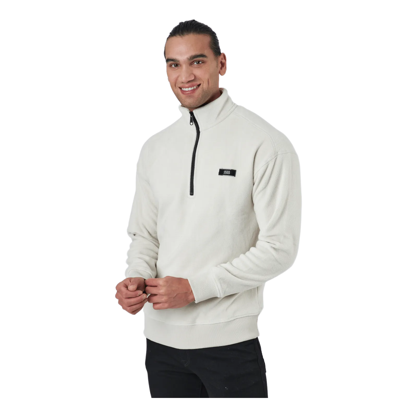 Jack & Jones Jcoclassic Half Zip Sweat Moonbeam