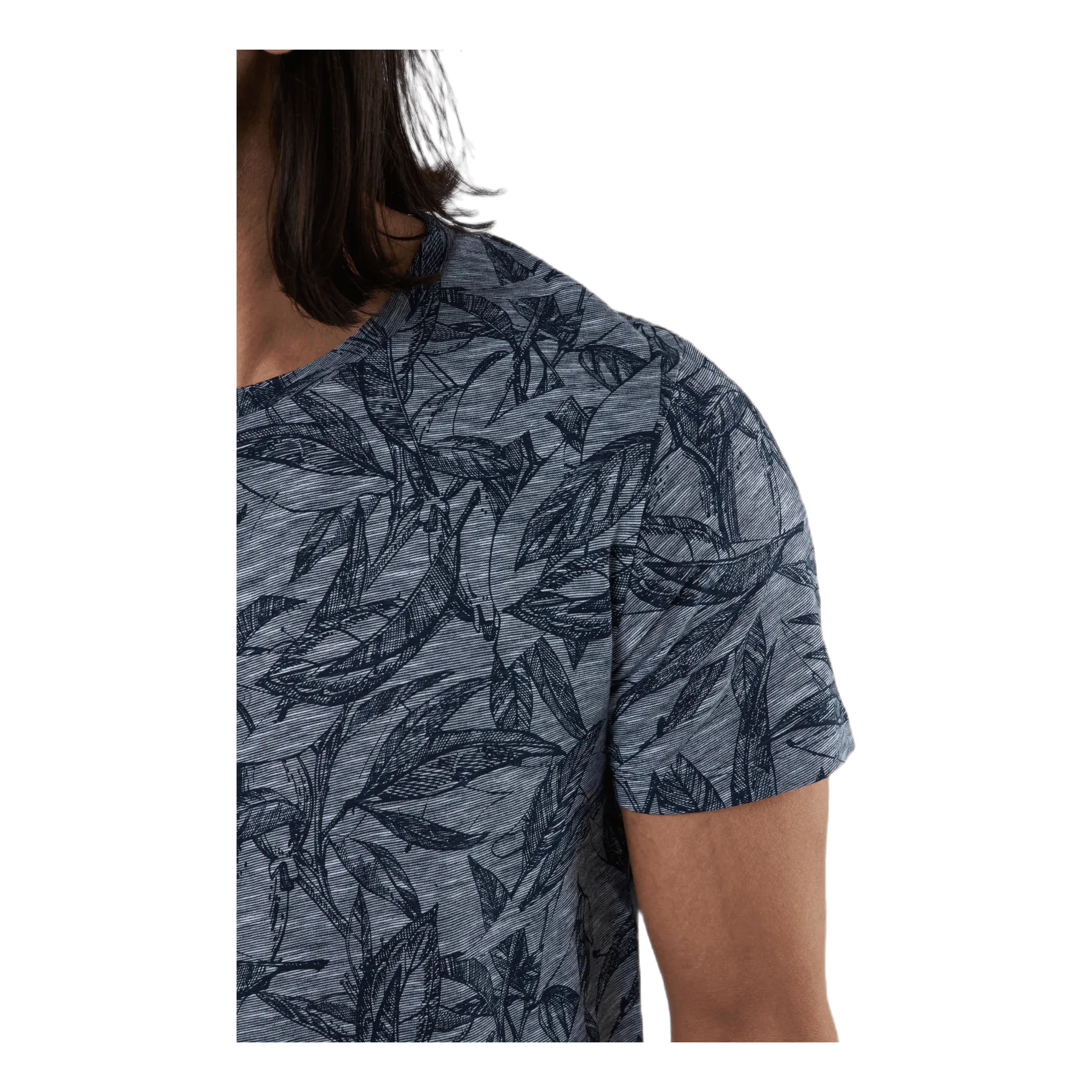Jack & Jones Lefo Aop Tee Ss Crew Neck Blue