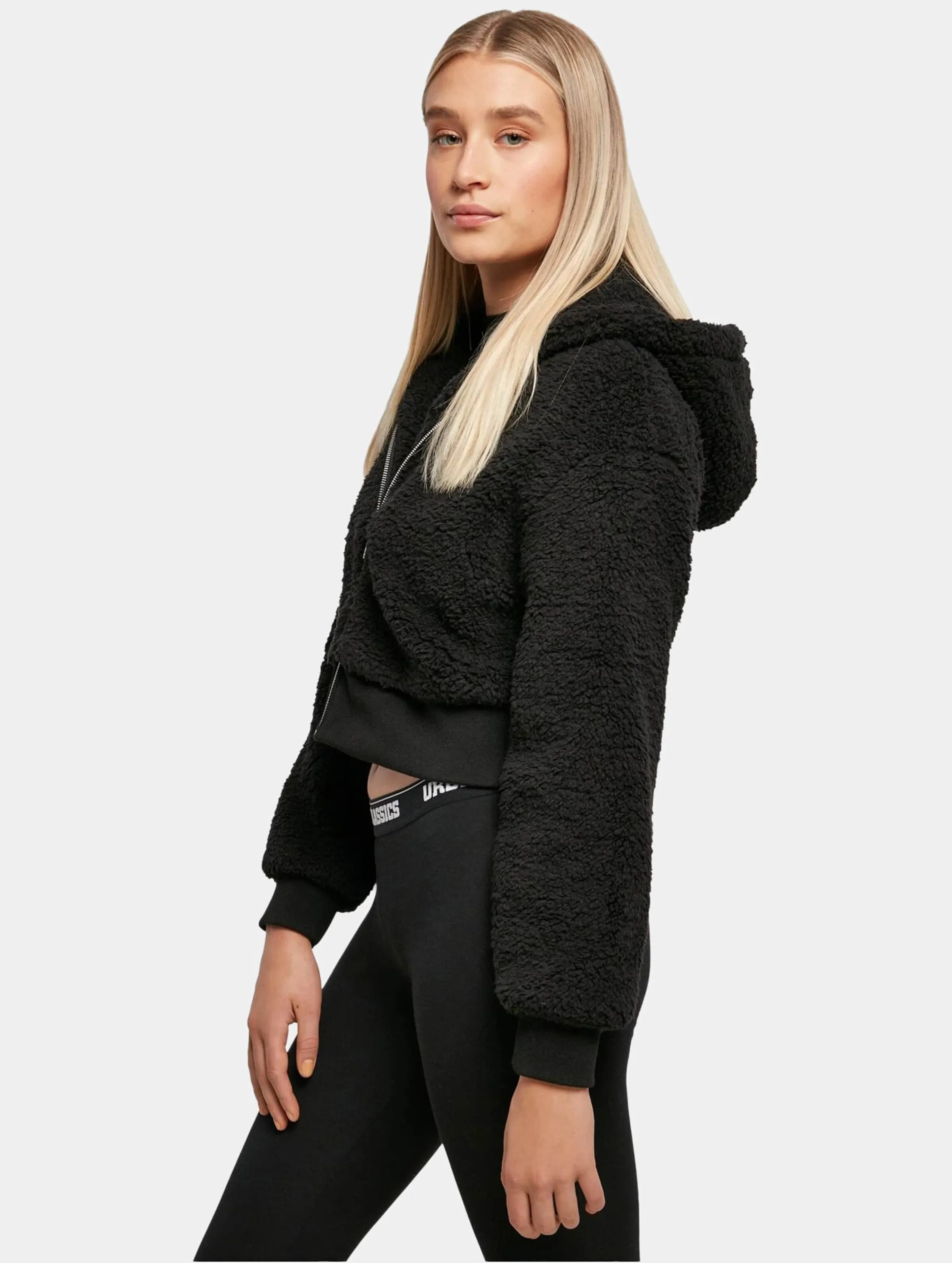 Ladies Short Oversized Sherpa