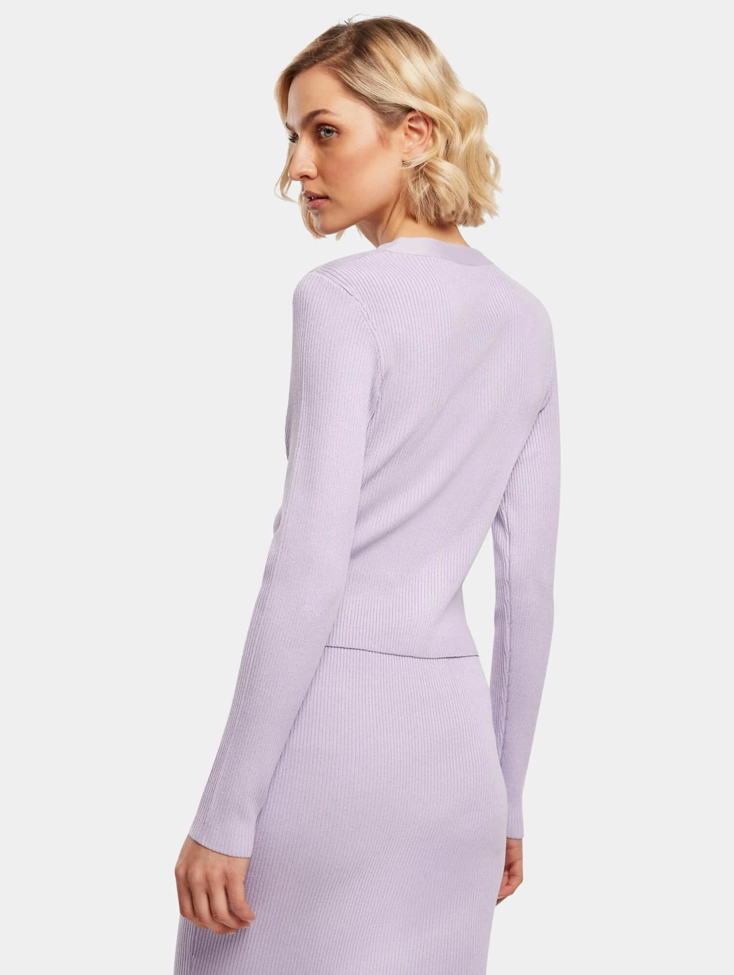 Ladies Short Rib Knit