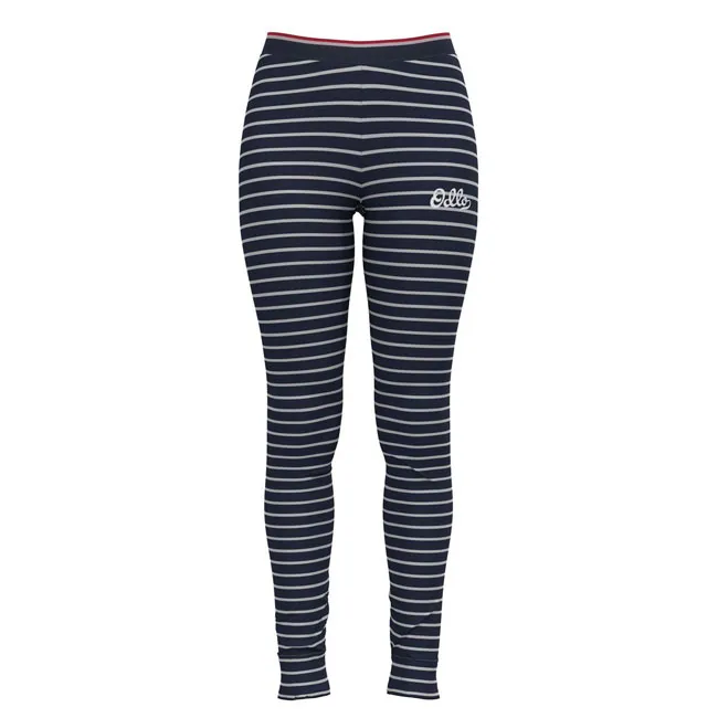 Malla odlo Active Warm Originals Eco Stripes Bl Bottom Long W