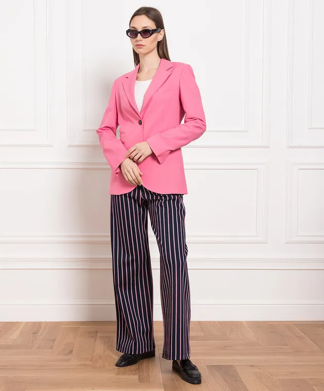 Max & Co Blue striped Lince pants