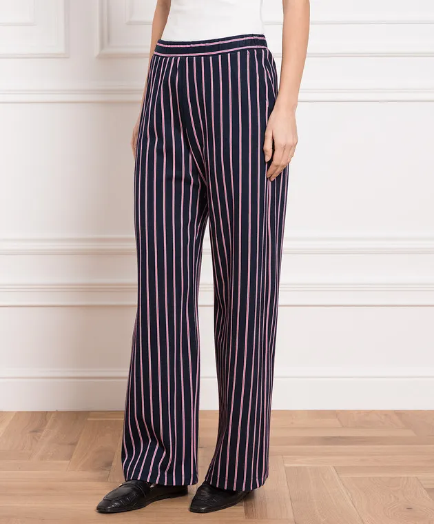 Max & Co Blue striped Lince pants