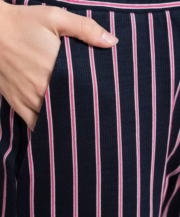 Max & Co Blue striped Lince pants
