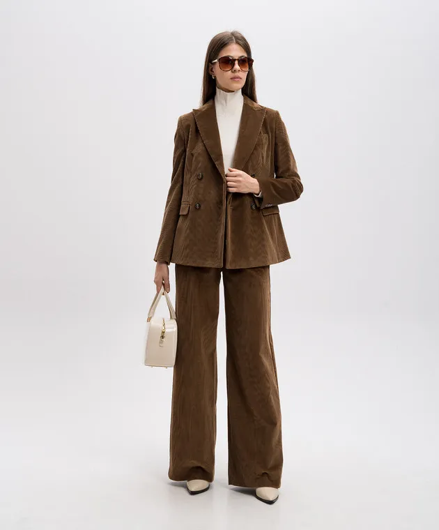 Max Mara Weekend Brown corduroy pants TANIA