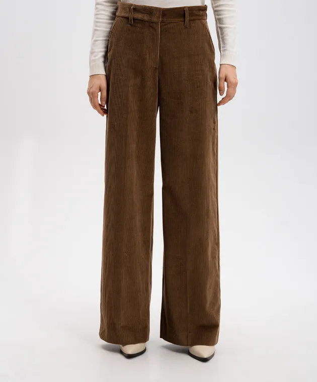 Max Mara Weekend Brown corduroy pants TANIA