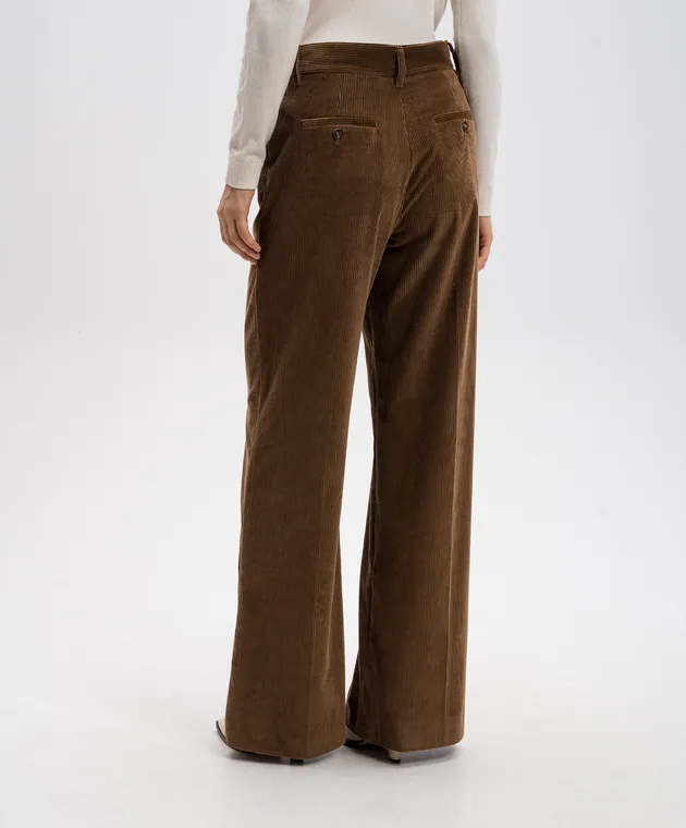 Max Mara Weekend Brown corduroy pants TANIA