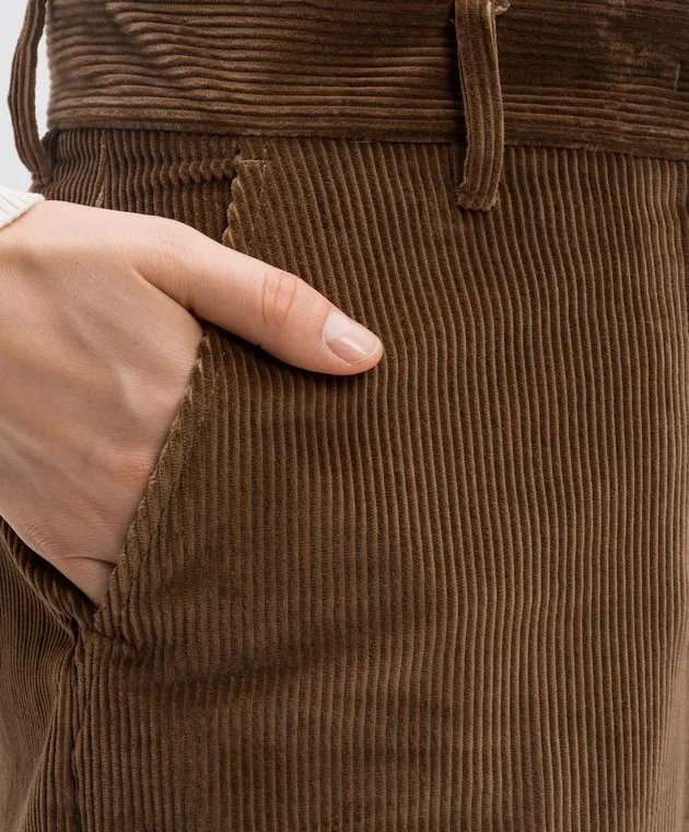 Max Mara Weekend Brown corduroy pants TANIA