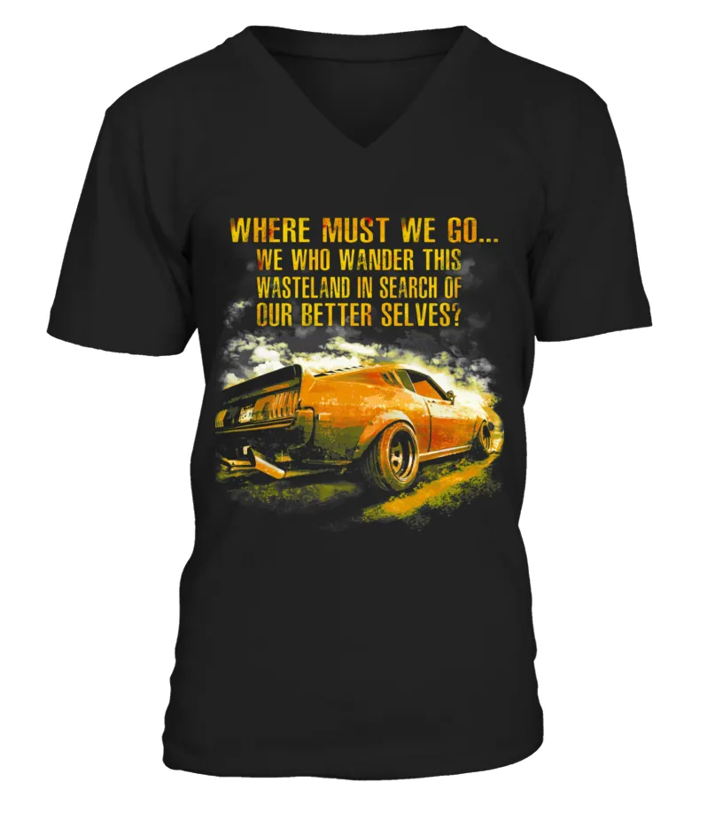 MDMX1025BK. THE PURSUIT SPECIAL MFP INTERCEPTOR THE LAST OF THE V8S CAMISETA CUELLO EN V UNISEX