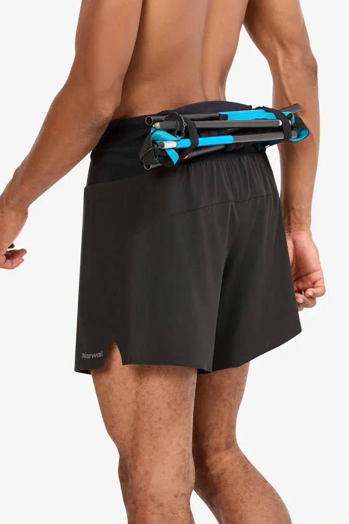 Men’s Race Shorts Pantalón corto running negro para hombre
