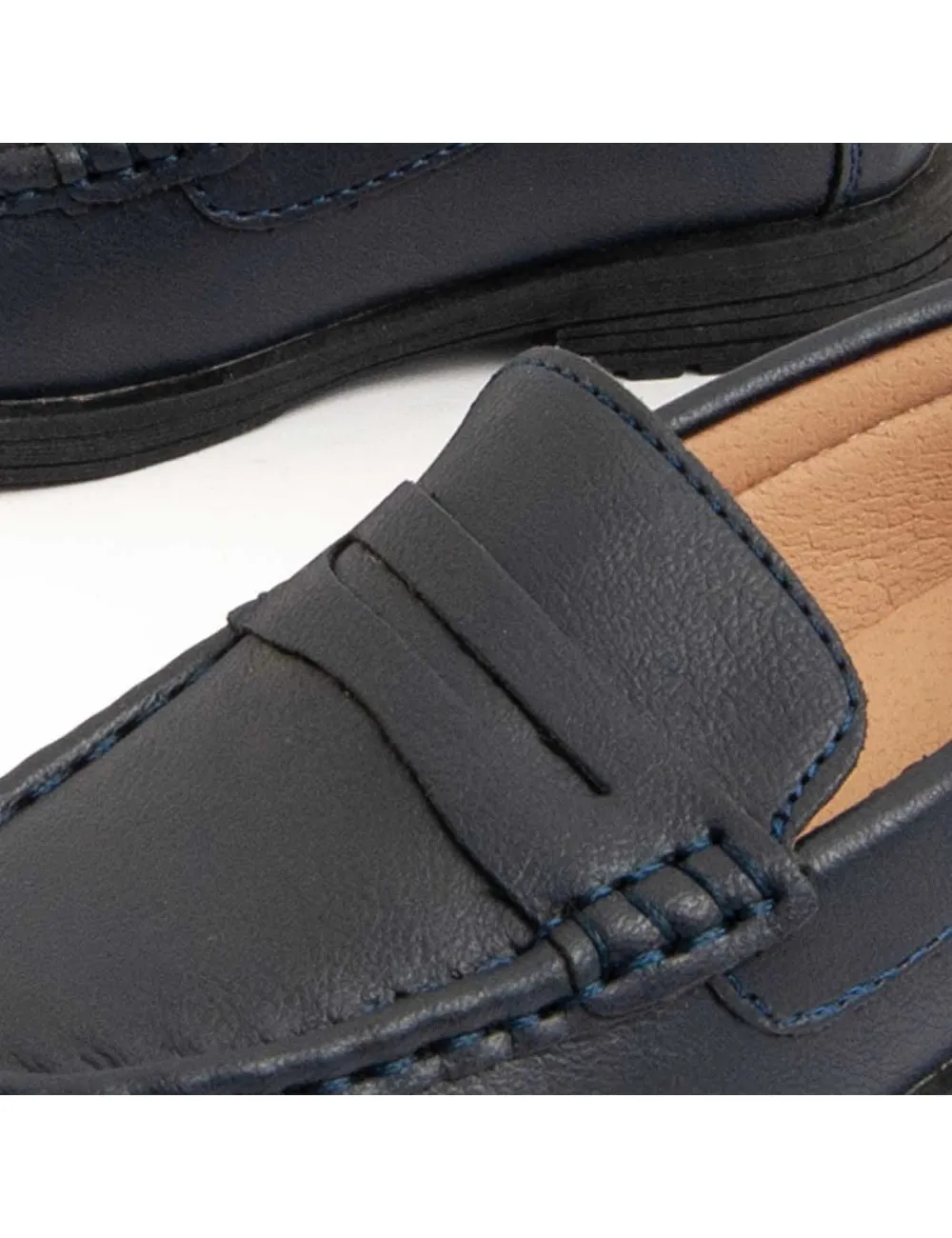 Mocasín Casual Para Niño.  Montevita  Colegialb  96990