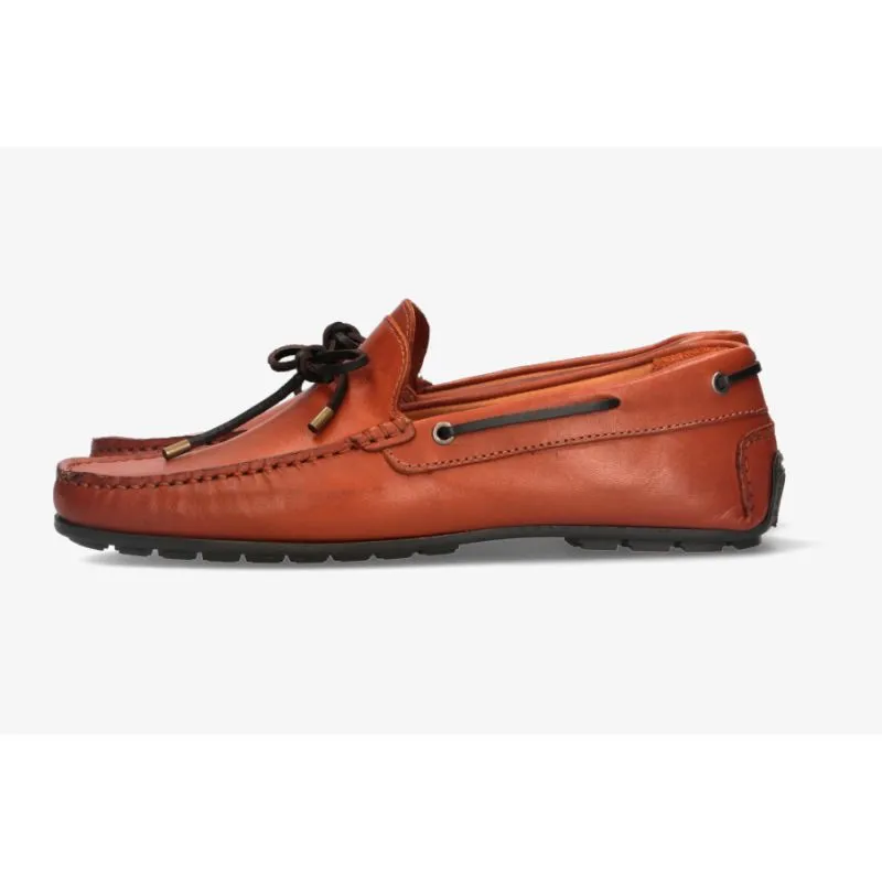 Mocasín lazo piel cuero