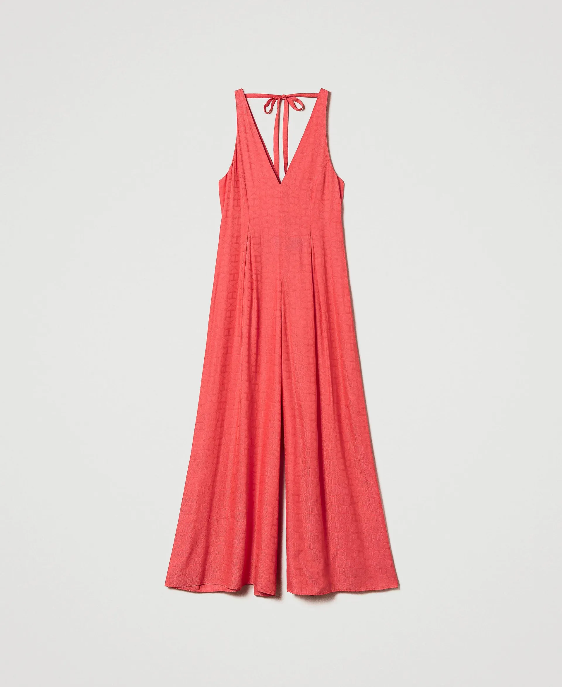 Mono largo de jacquard con Oval T