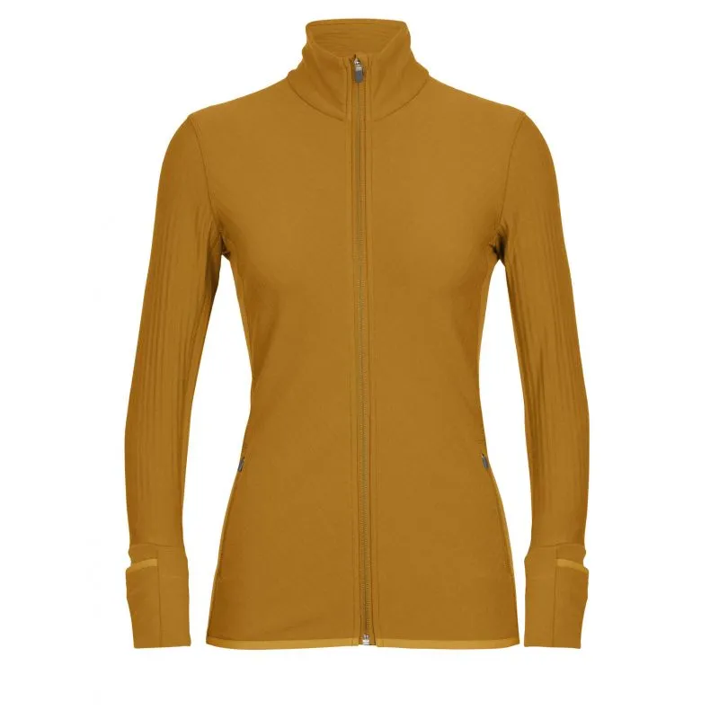 Mujer Icebreaker Descender Ls Zip Fleece Jacket (Clove)