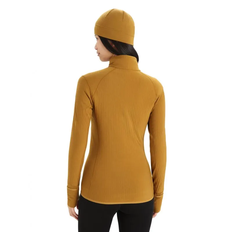 Mujer Icebreaker Descender Ls Zip Fleece Jacket (Clove)