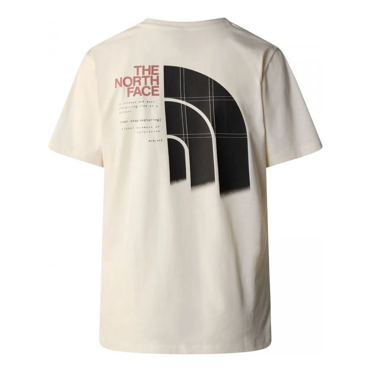 NF0A87F0 W GRAPHIC TEEQLI WHITE DUNE
