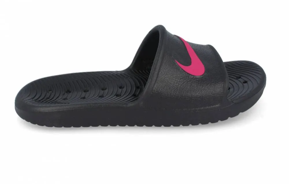 NIKE  CHANCLA CADETE MUJER KAWA SHOWER NEGRO FUCSIA GS/PS