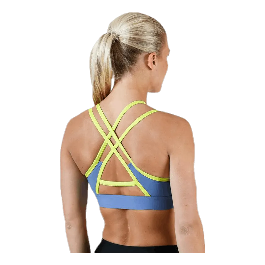 Nike Indy Zip Bra  Blue/Yellow