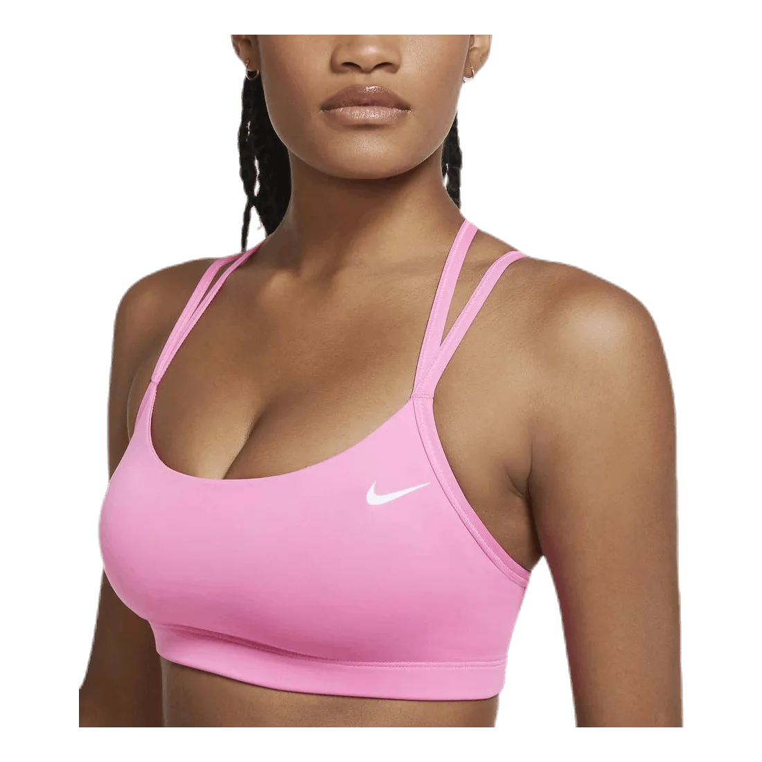 Nike Strappy Bra Pink/White