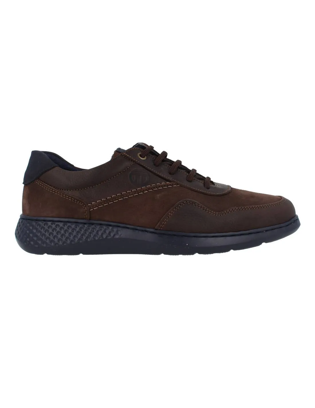 NOTTON  ZAPATO SPORT ENGRASADO MARRóN