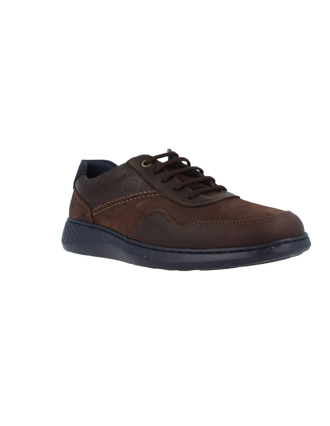 NOTTON  ZAPATO SPORT ENGRASADO MARRóN