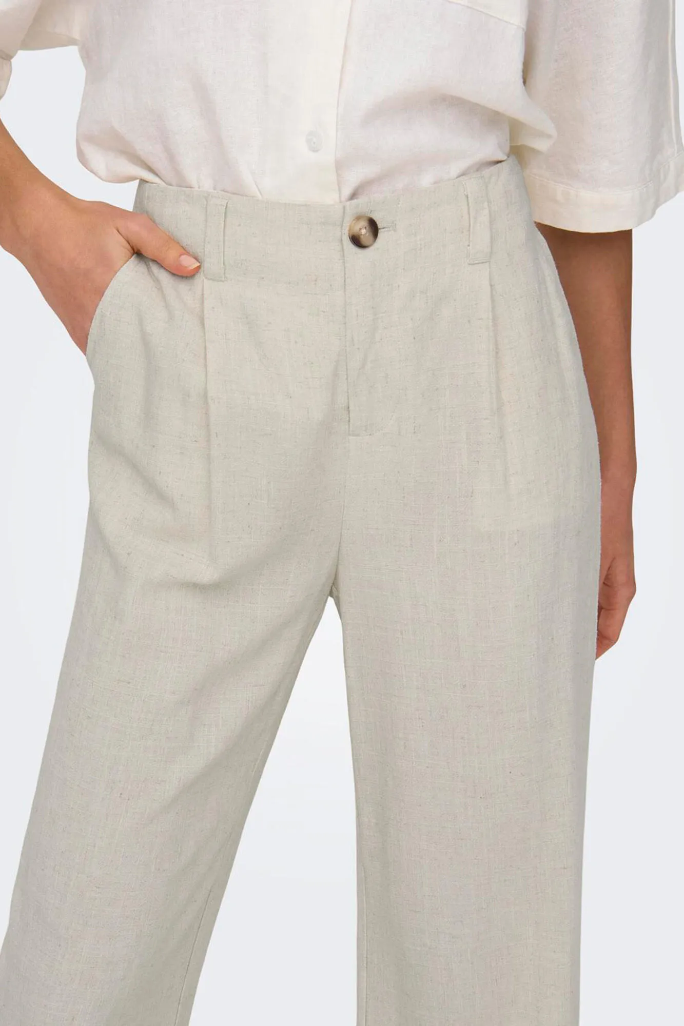 Only Pantalón largo pinzas