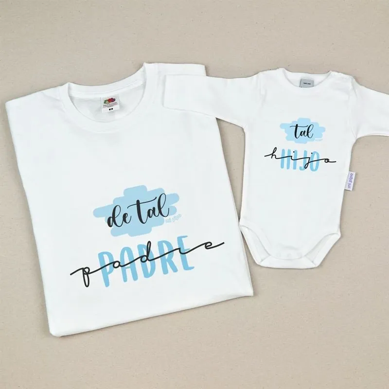 Pack regalo Camiseta y Body de Tal Padre