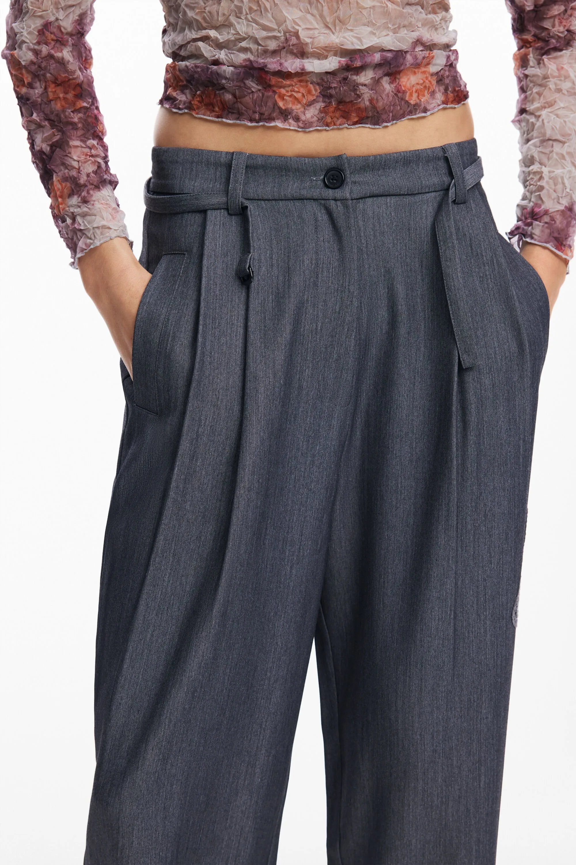 Pantalón largo recto