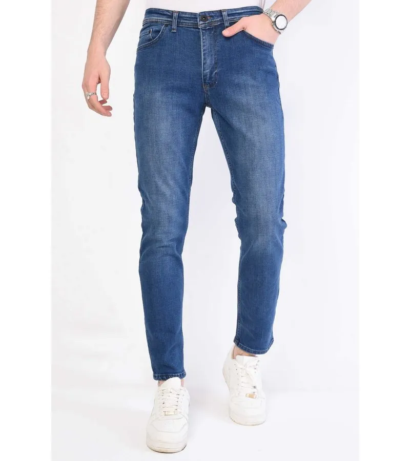 PANTALON JEAN HOMBRE STRETCH REGULAR FIT  DP30NW  AZUL