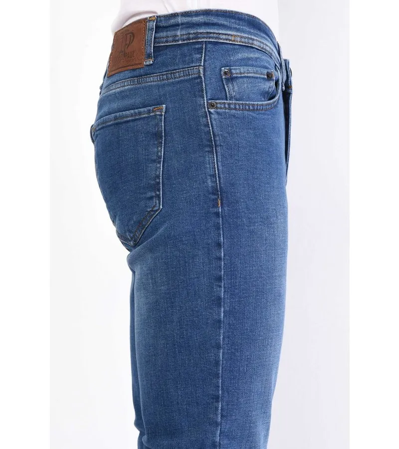 PANTALON JEAN HOMBRE STRETCH REGULAR FIT  DP30NW  AZUL