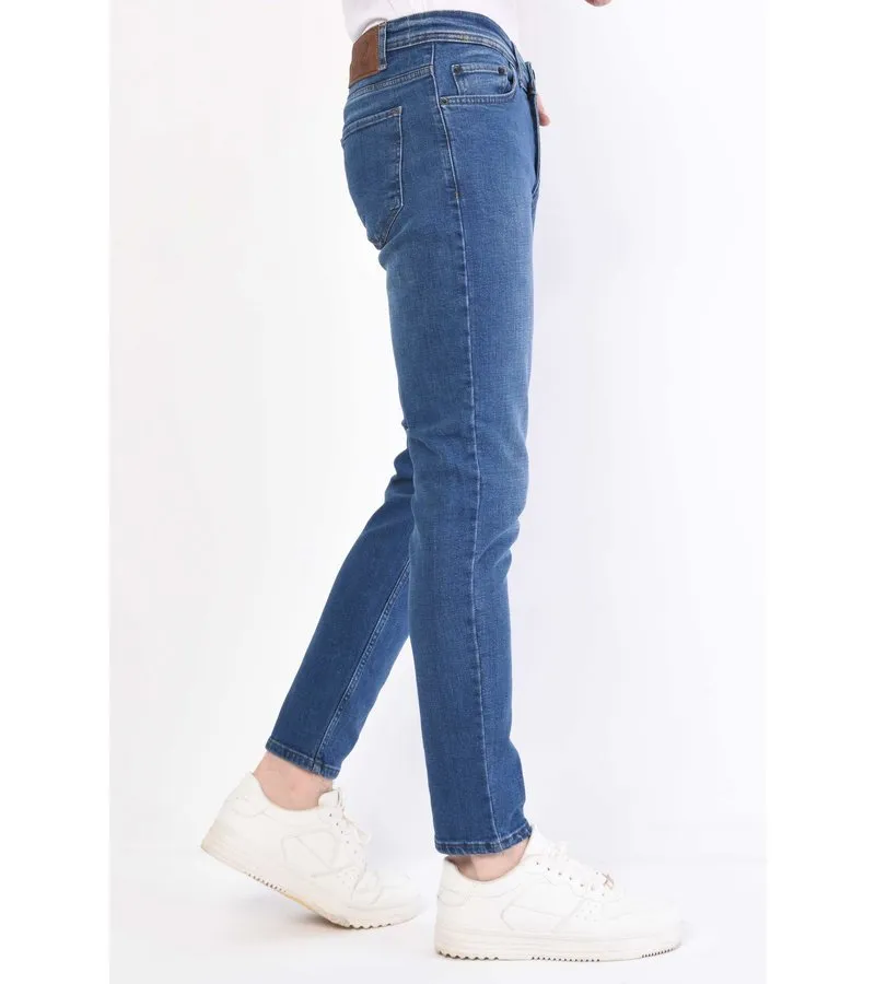 PANTALON JEAN HOMBRE STRETCH REGULAR FIT  DP30NW  AZUL