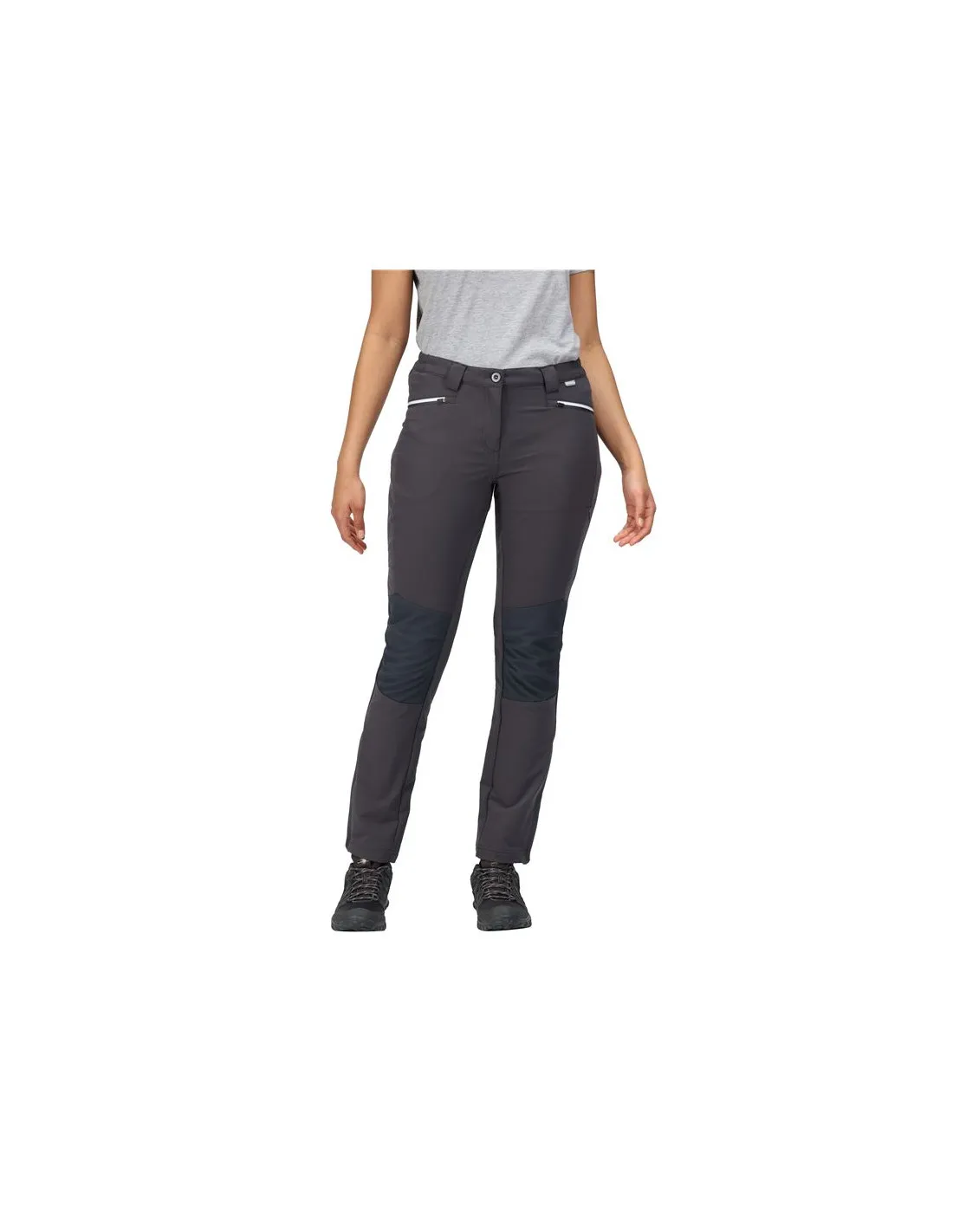 Pantalones de senderismo Regatta Questra III W Dark grey