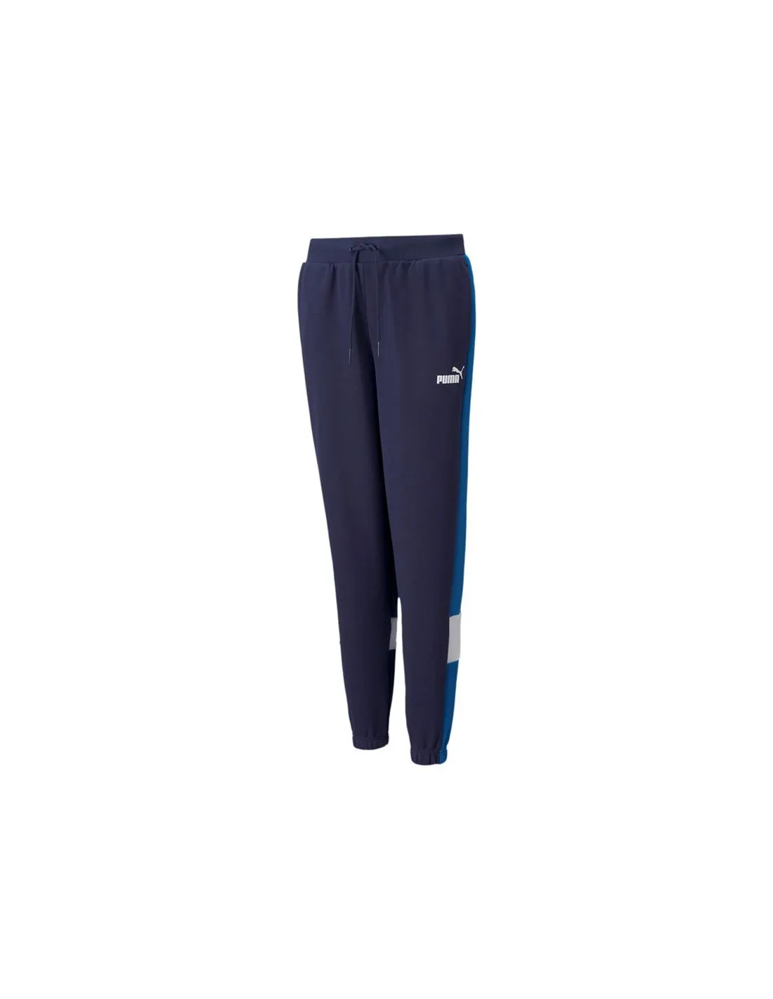 Pantalones largos Puma Essential+ Colorblock Boy Dark blue