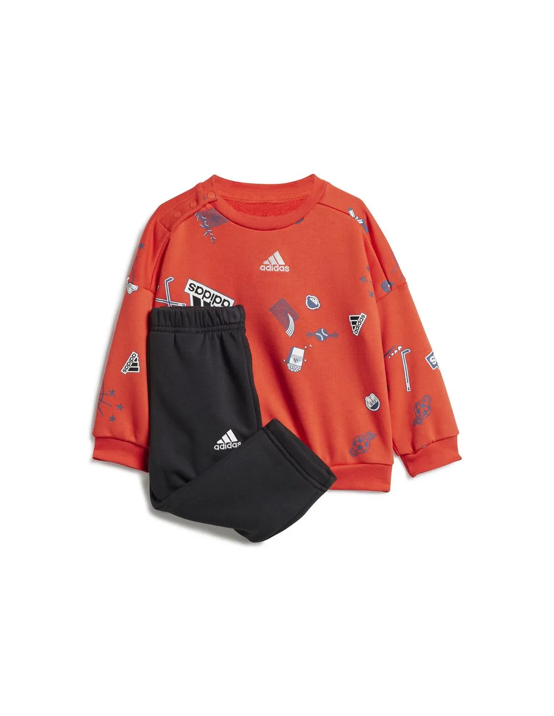 Pantalón adidas Bluv Jogger Infantil Rojo