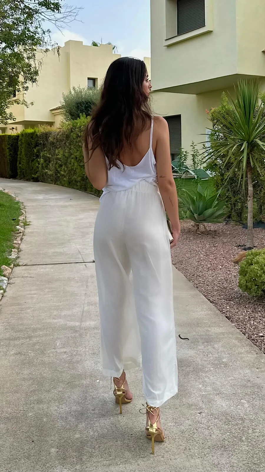 Pantalón Blanco Perla Culotte