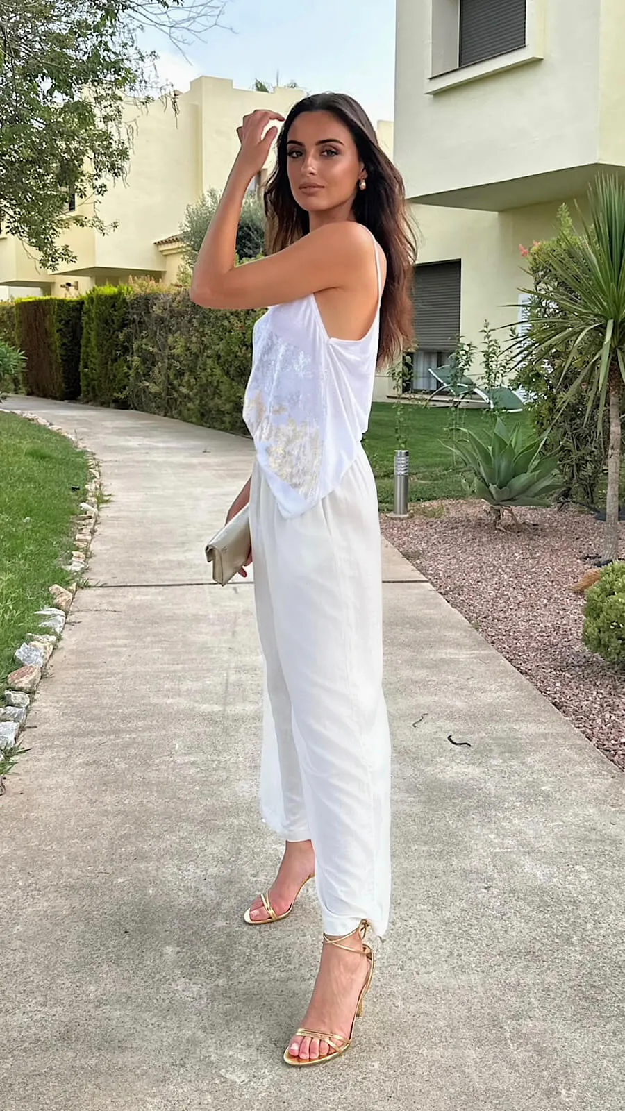Pantalón Blanco Perla Culotte