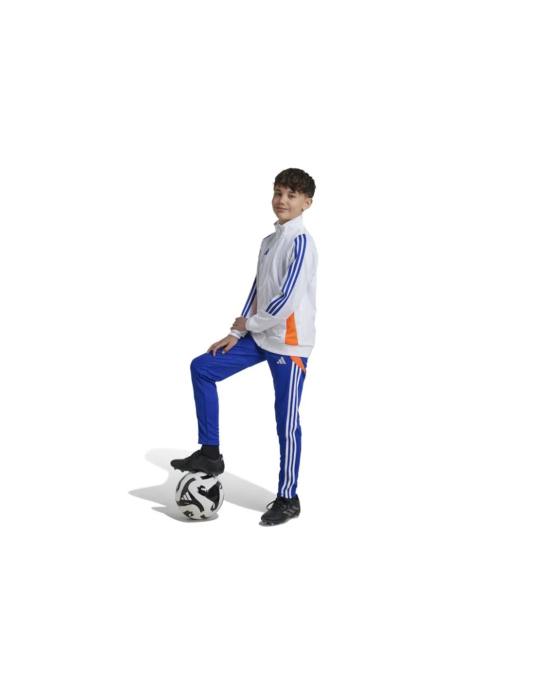 Pantalón de Fútbol adidas Tiro24 Training Slim Infantil Azul