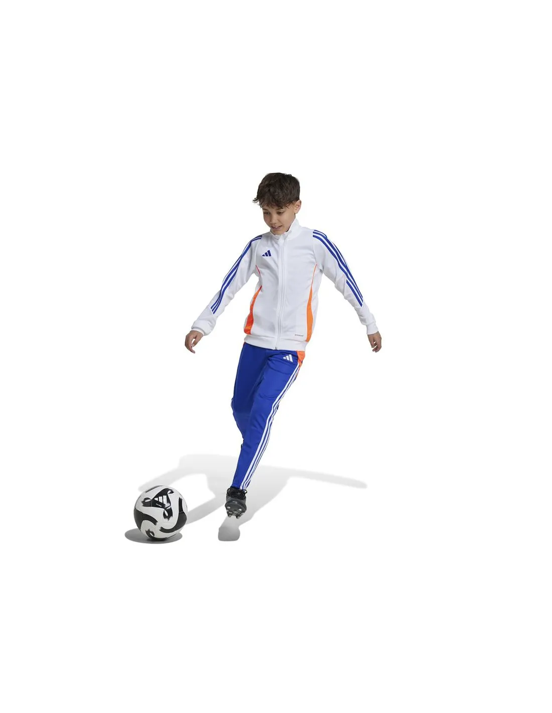 Pantalón de Fútbol adidas Tiro24 Training Slim Infantil Azul