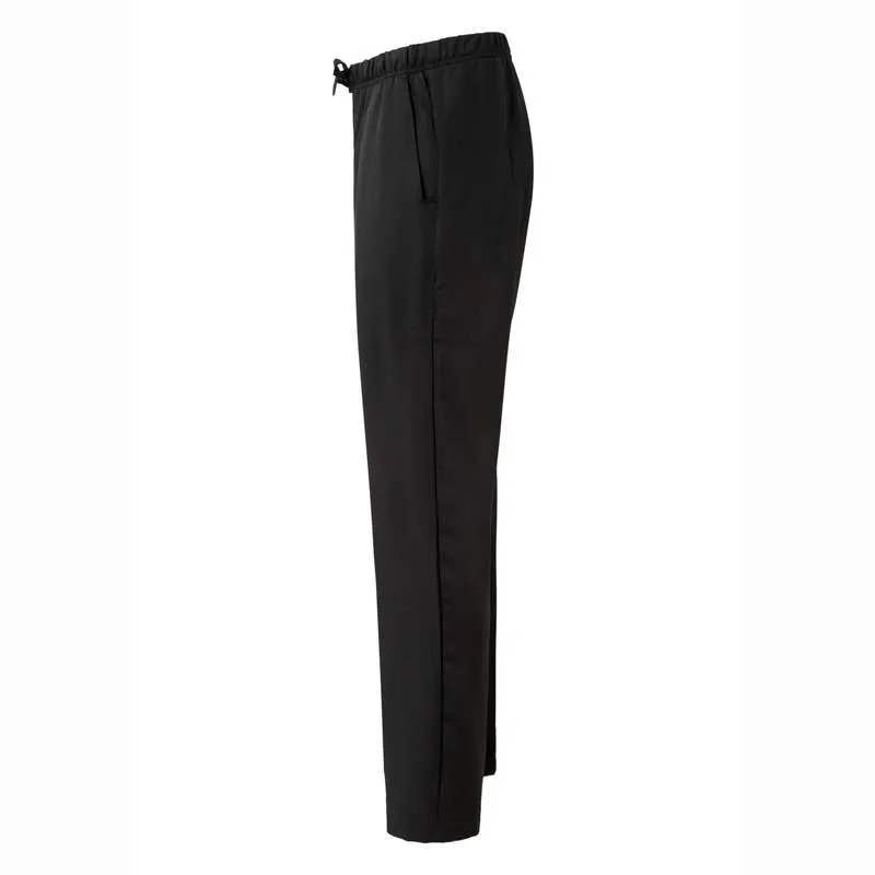 PANTALóN LABORAL DE MICROFIBRA NEGRO CON GOMA Y CINTAS  VELILLA