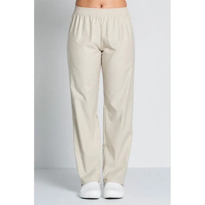 PANTALóN PIJAMA SANITARIO BEIGE SIN BOLSILLOS  DYNEKE