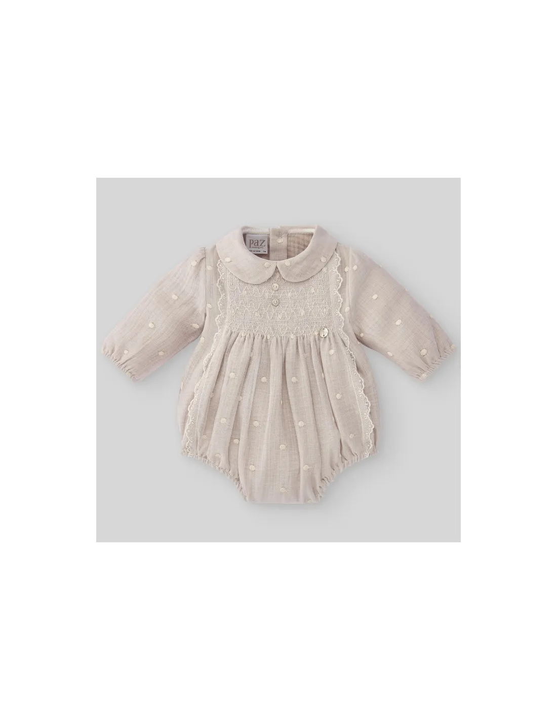 PELELE ML CORTO ORGANZA BORDADA OPERA
