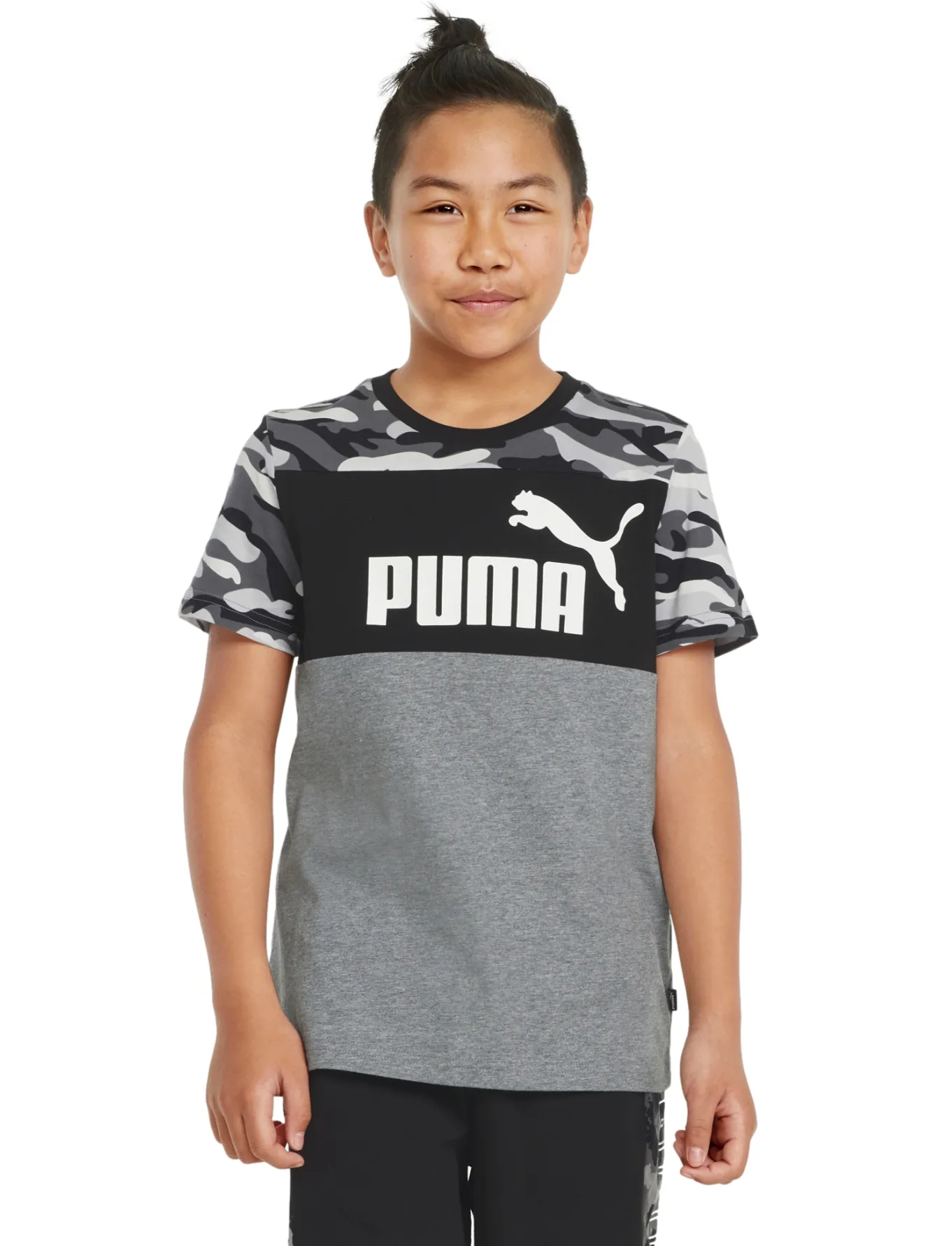 Playera Puma 84734201  Negro Para Niño