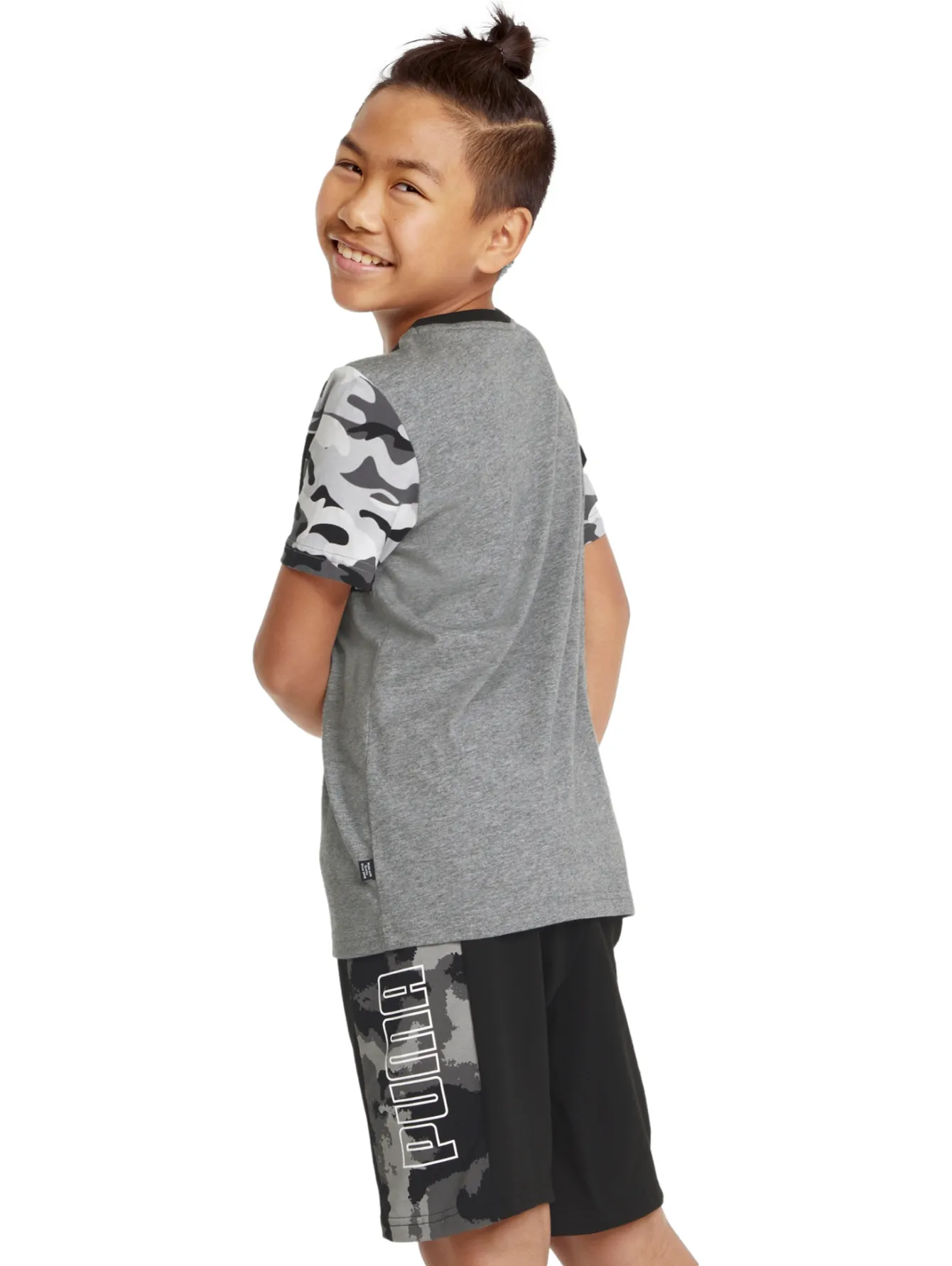 Playera Puma 84734201  Negro Para Niño