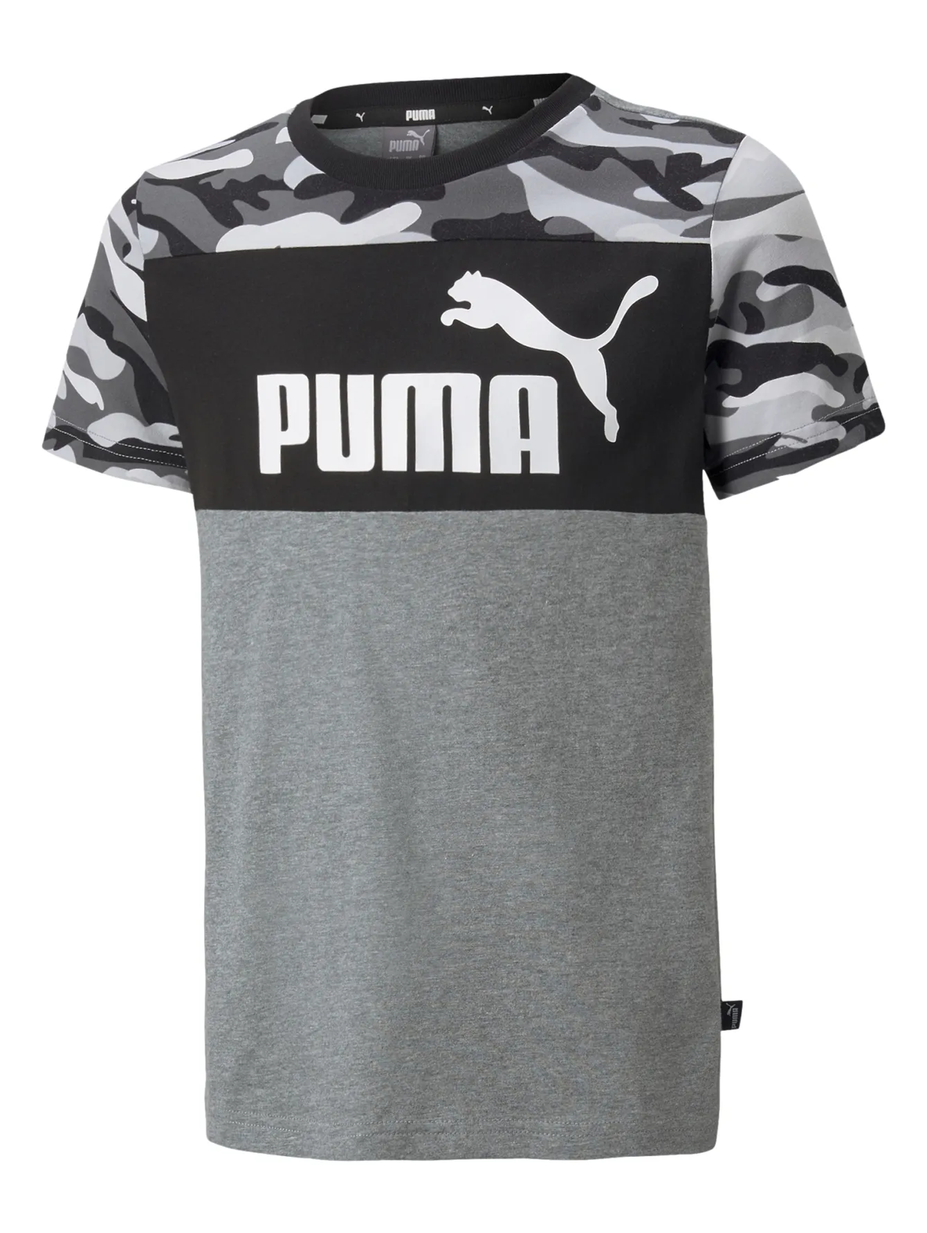 Playera Puma 84734201  Negro Para Niño