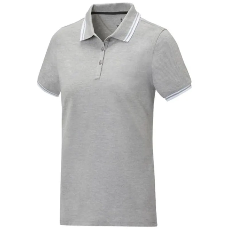 Polo de manga corta con ribete para mujer 'Amarago'