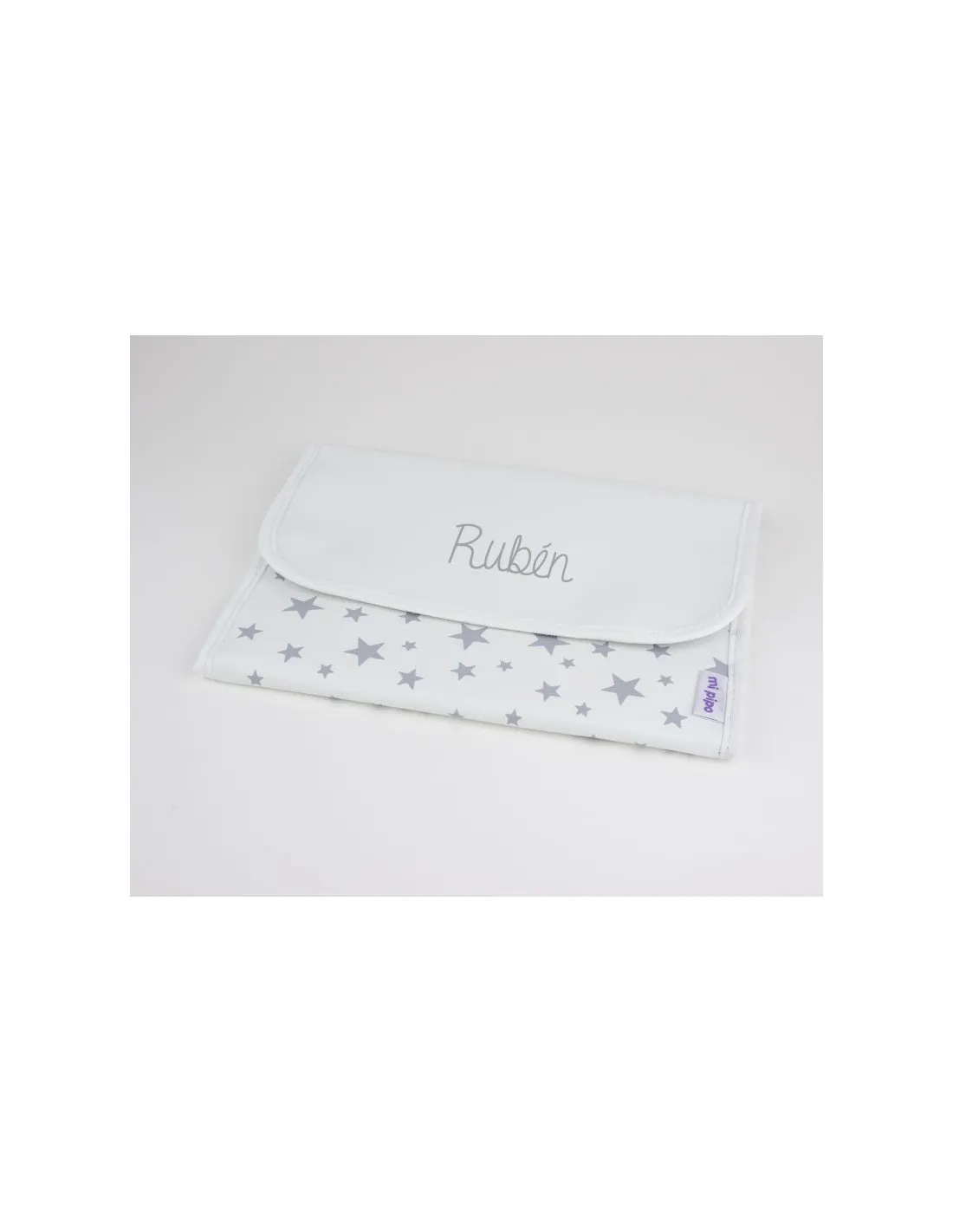 Portadocumentos estrella gris personalizada de Mi Pipo