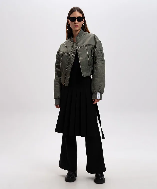 Rokh Black pants with wool double construction