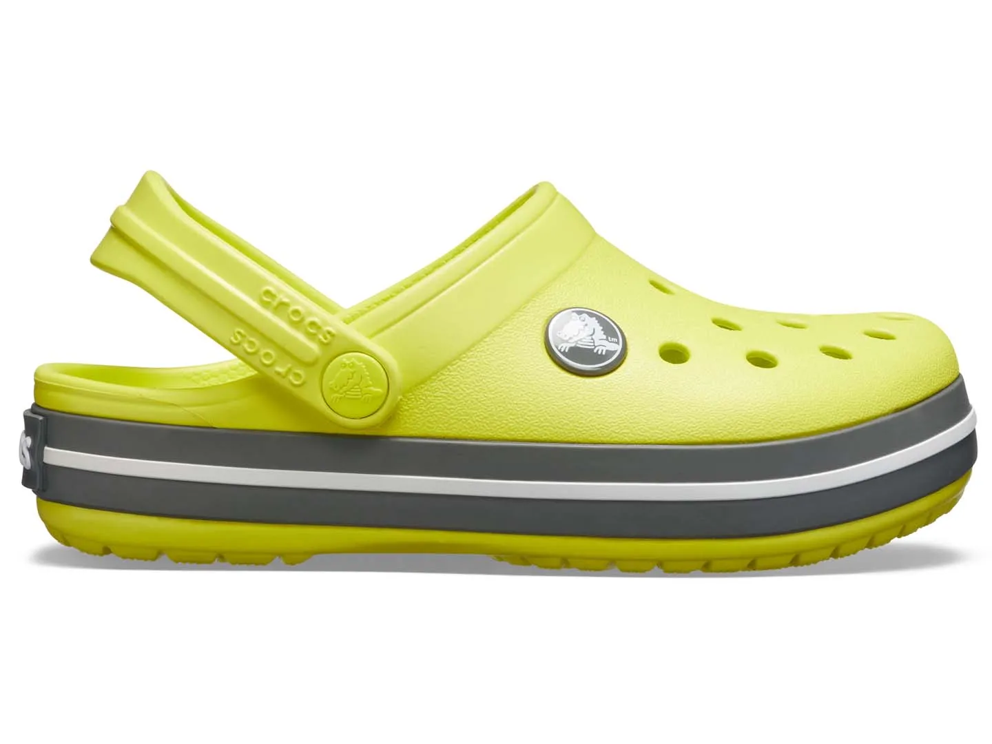 Sandalias Crocs Crocband Amarillo Para Niño